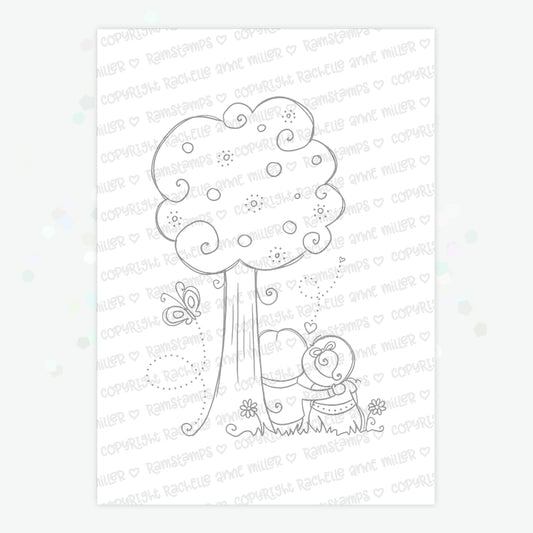 'Sweethearts' Digital Stamp