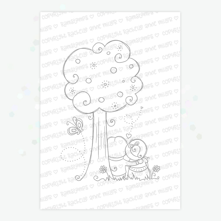 'Sweethearts' Digital Stamp