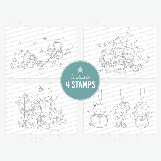'The Holidays' Digital Stamp Set