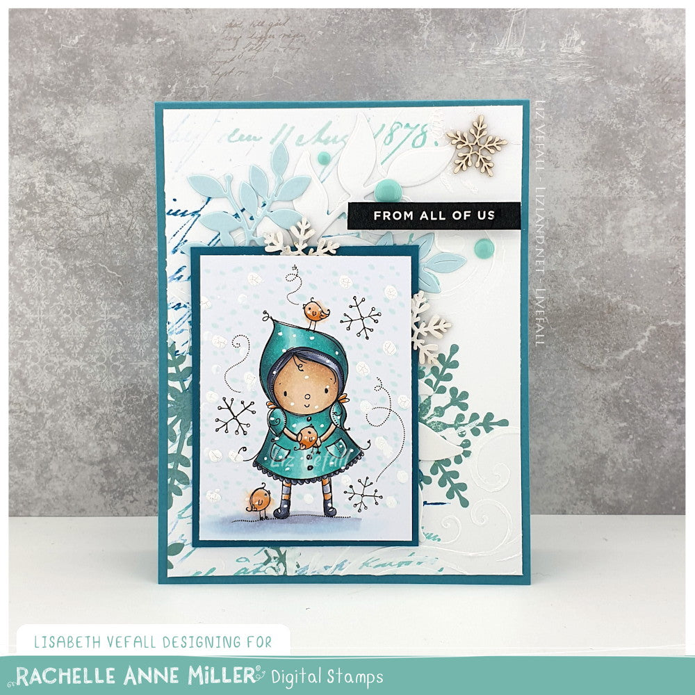 'Tweet Friendship' Christmas Digital Stamp