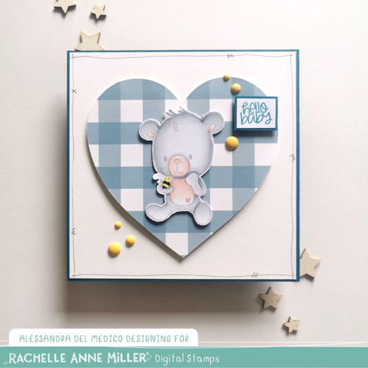 'Beary Sweet Friend' Digital Stamp
