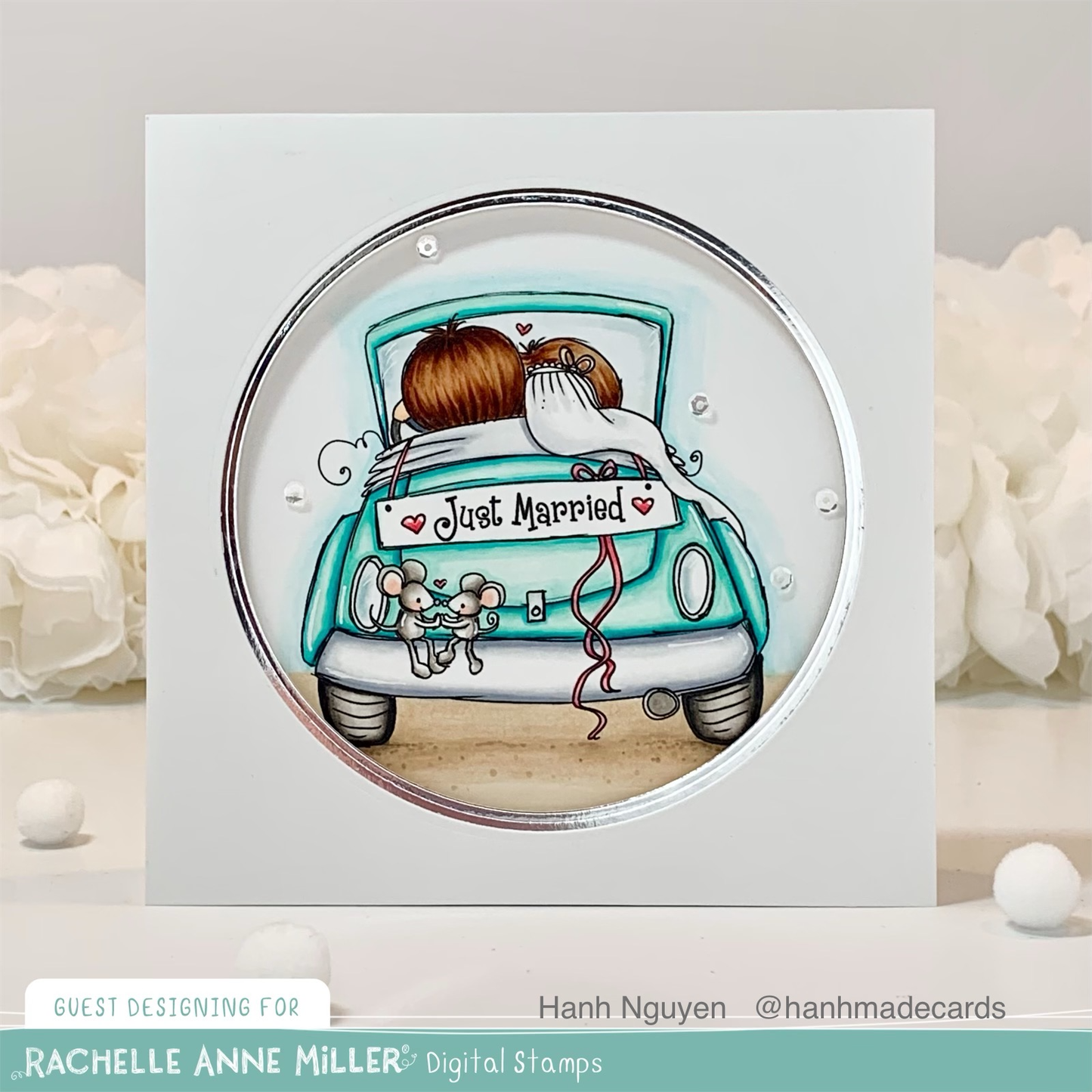'Just Married: Wedding' Scene Creator Digital Stamp