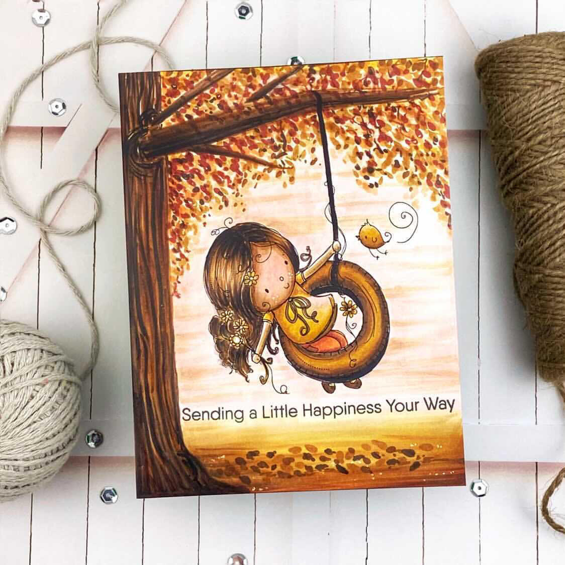 'A Swinging Summer' Digital Stamp