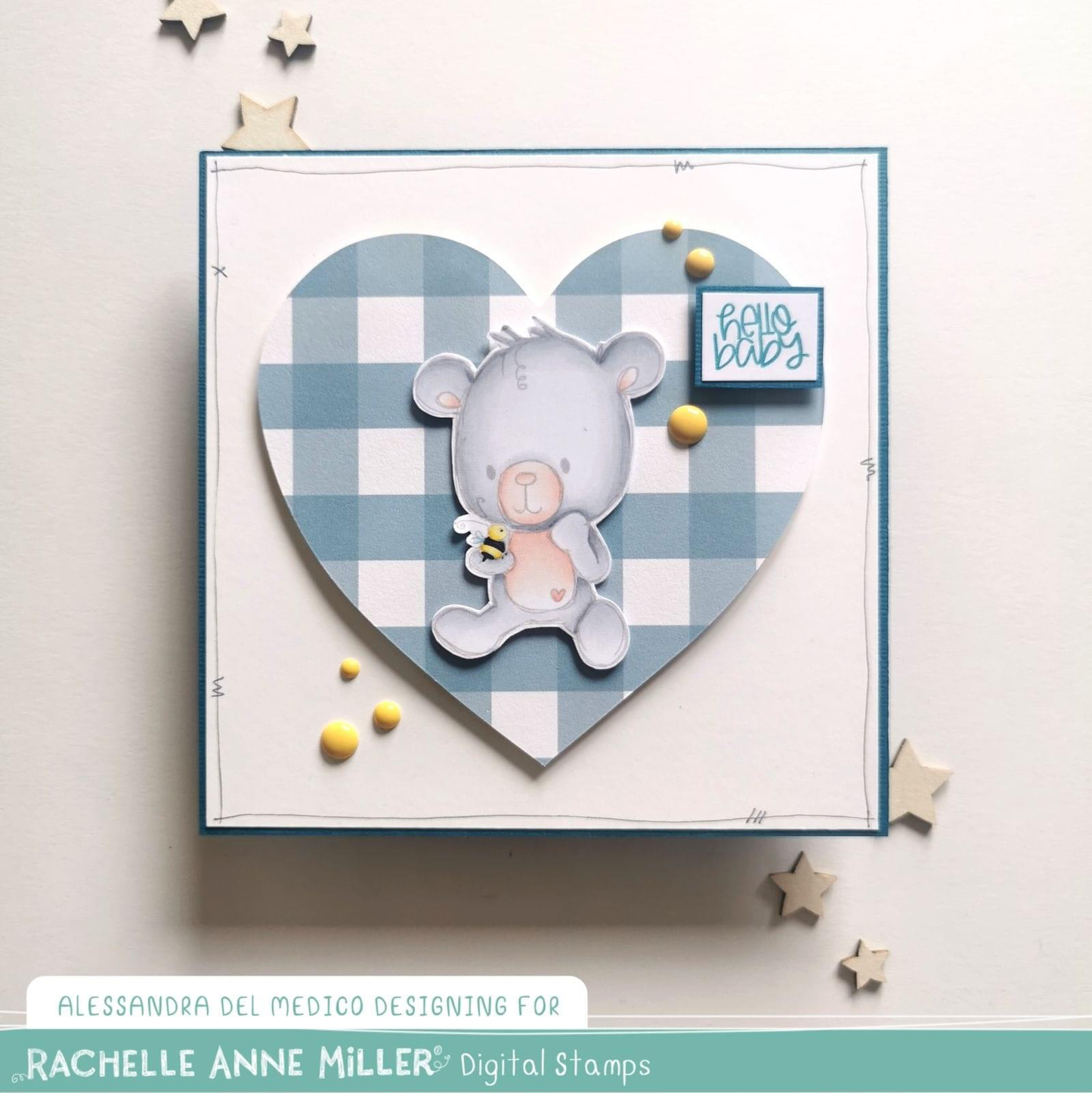 'Beary Sweet Friend' Digital Stamp