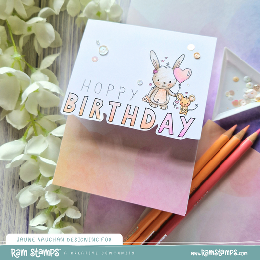 Hoppy Birthday Bunny by Jayne