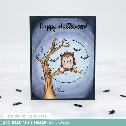 Halloween Owl by Leontine