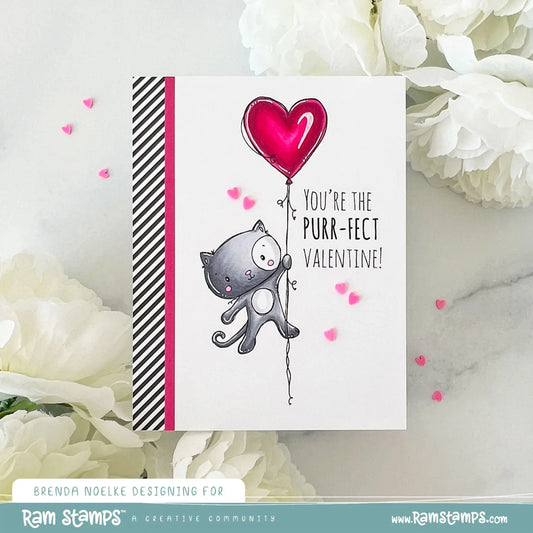 Animal Valentines - Cat by Brenda