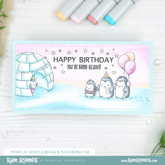 Penguin Party Scene Creator by Maartje