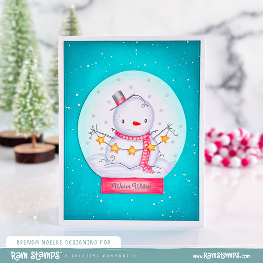 Snowman Globe by Brenda