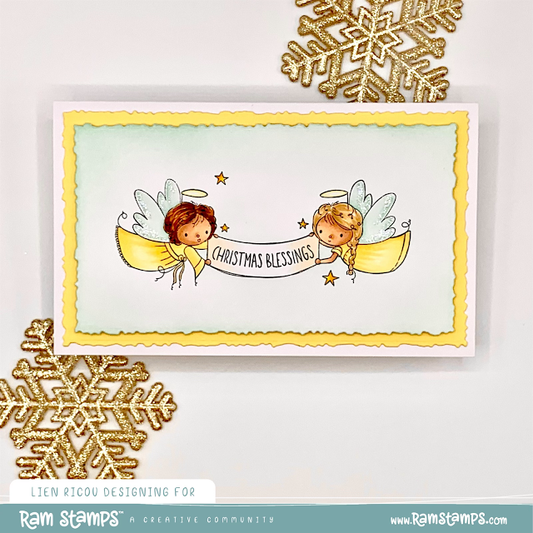 Season's Blessings Angels by Lien