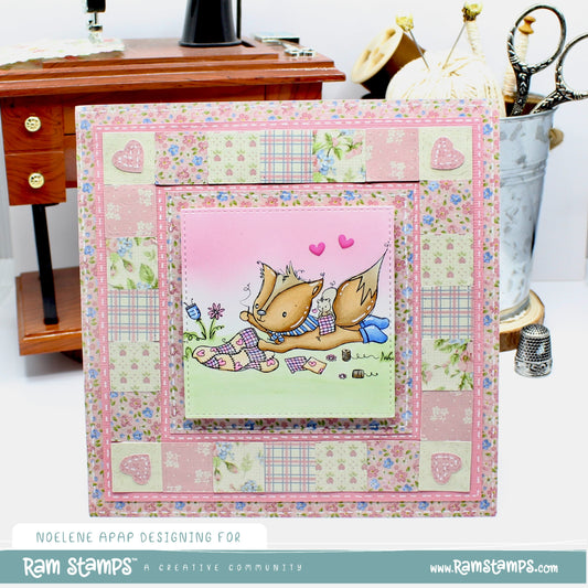 Quilting with Fox by Noelene