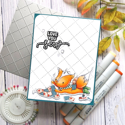 Quilting with Fox by Jayne