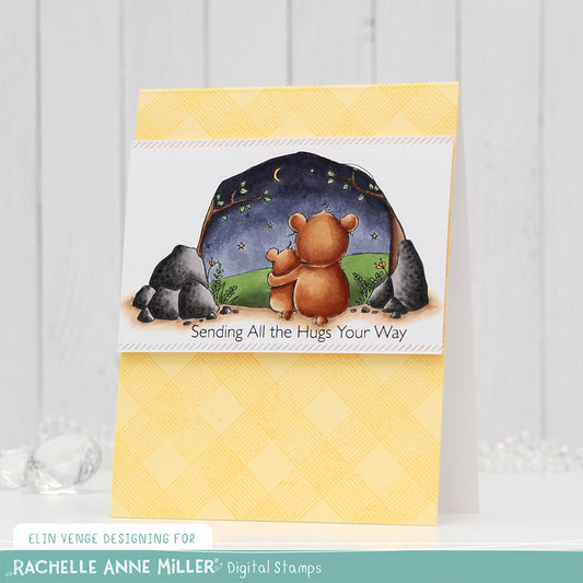 Starry Night Bears by Elin