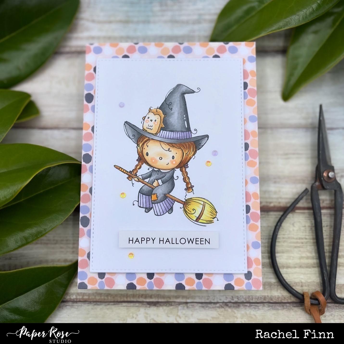 'Cute Witch' Digital Stamp