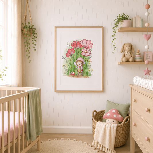 Little Fairy - Children's Art Print