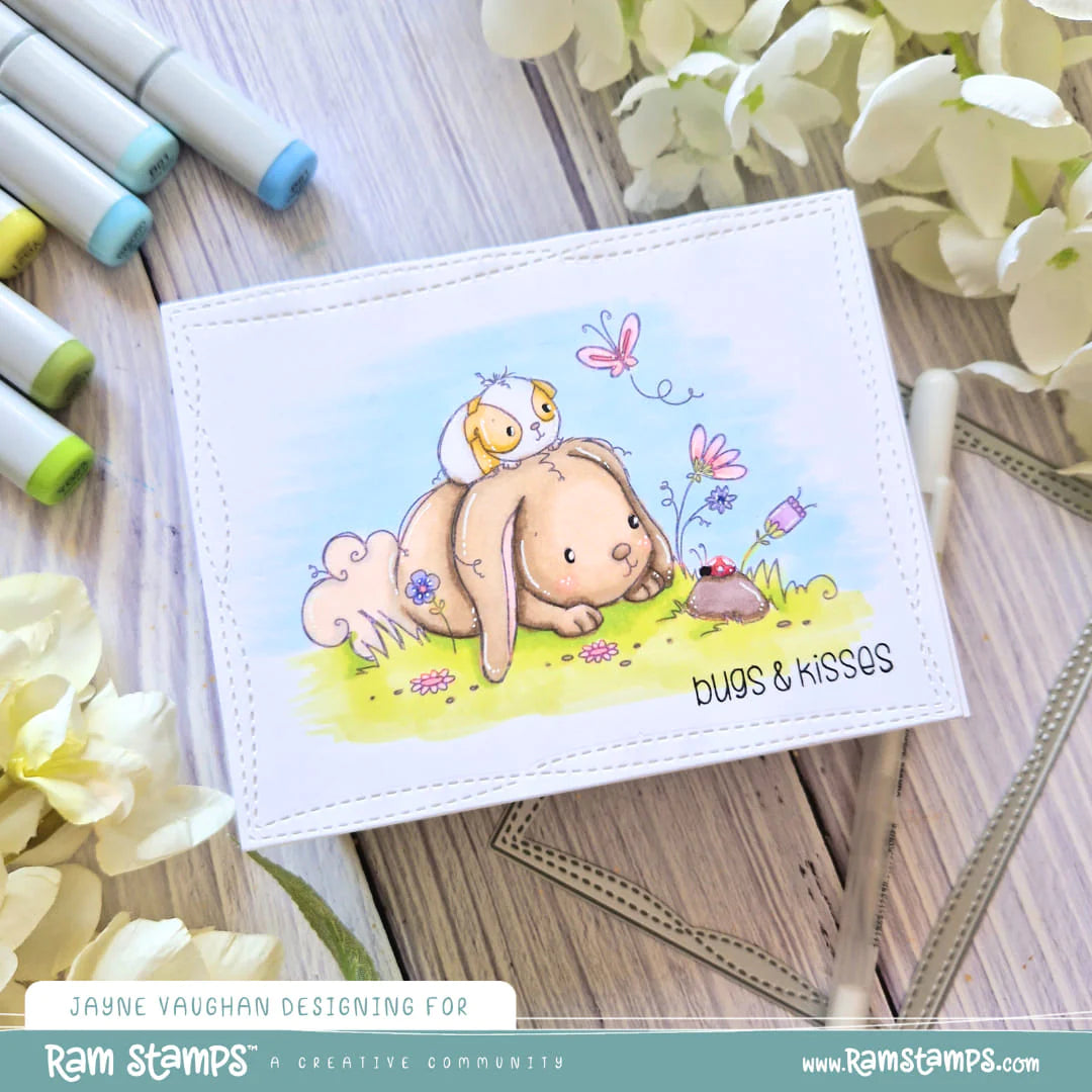 'Bunny & Guinea Collection' 10 Digital Stamps