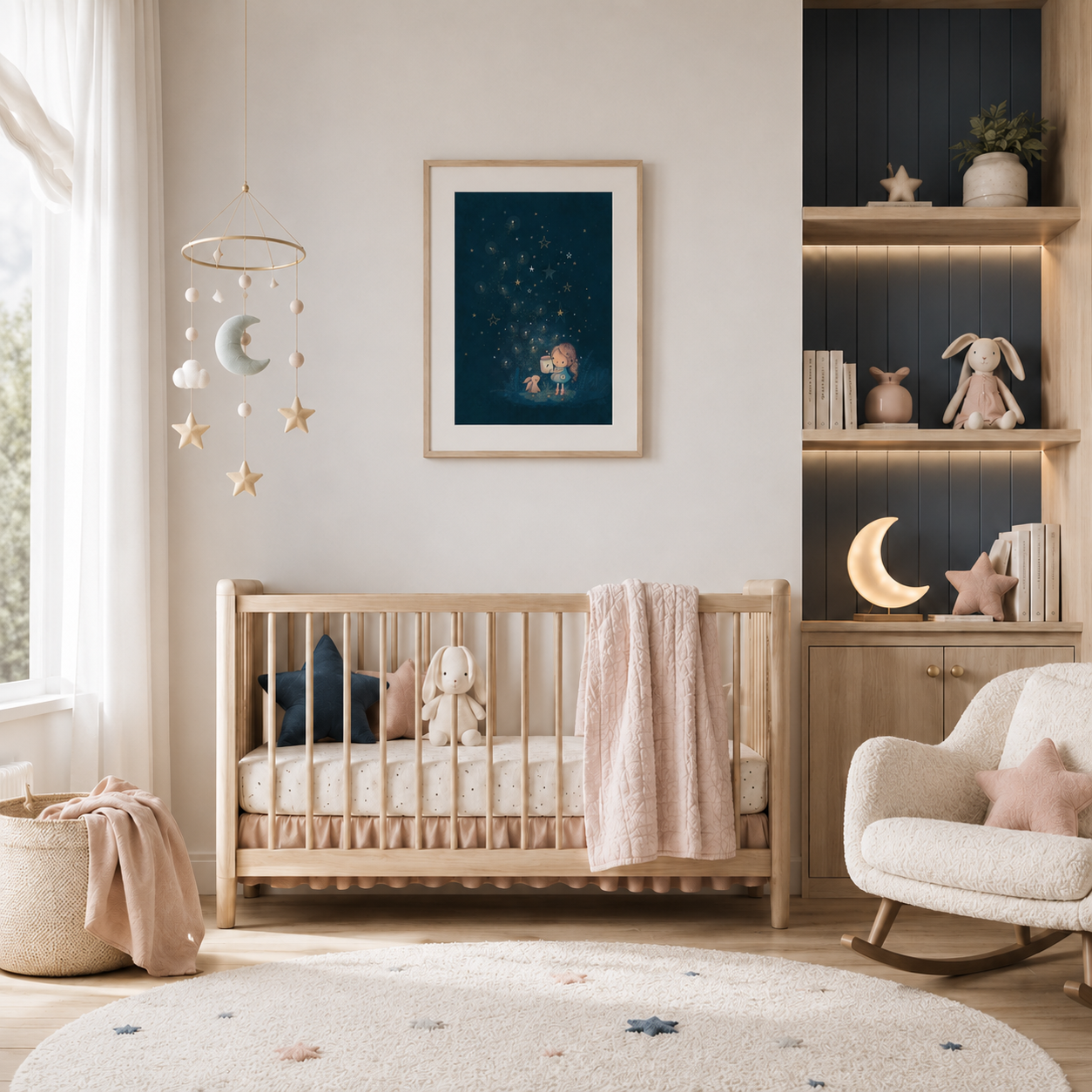'Fireflies' Children's Wall Art Print