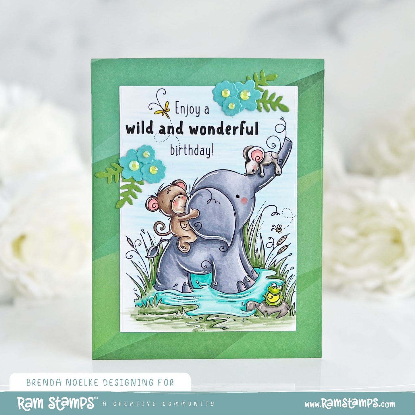 'Safari Friends: Wild & Wonderful' Digital Stamp