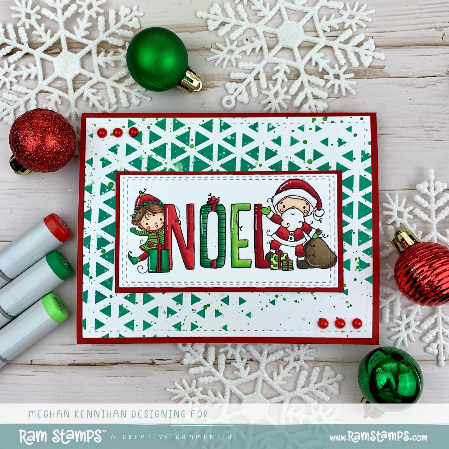 'Christmas Noel' Digital Stamp