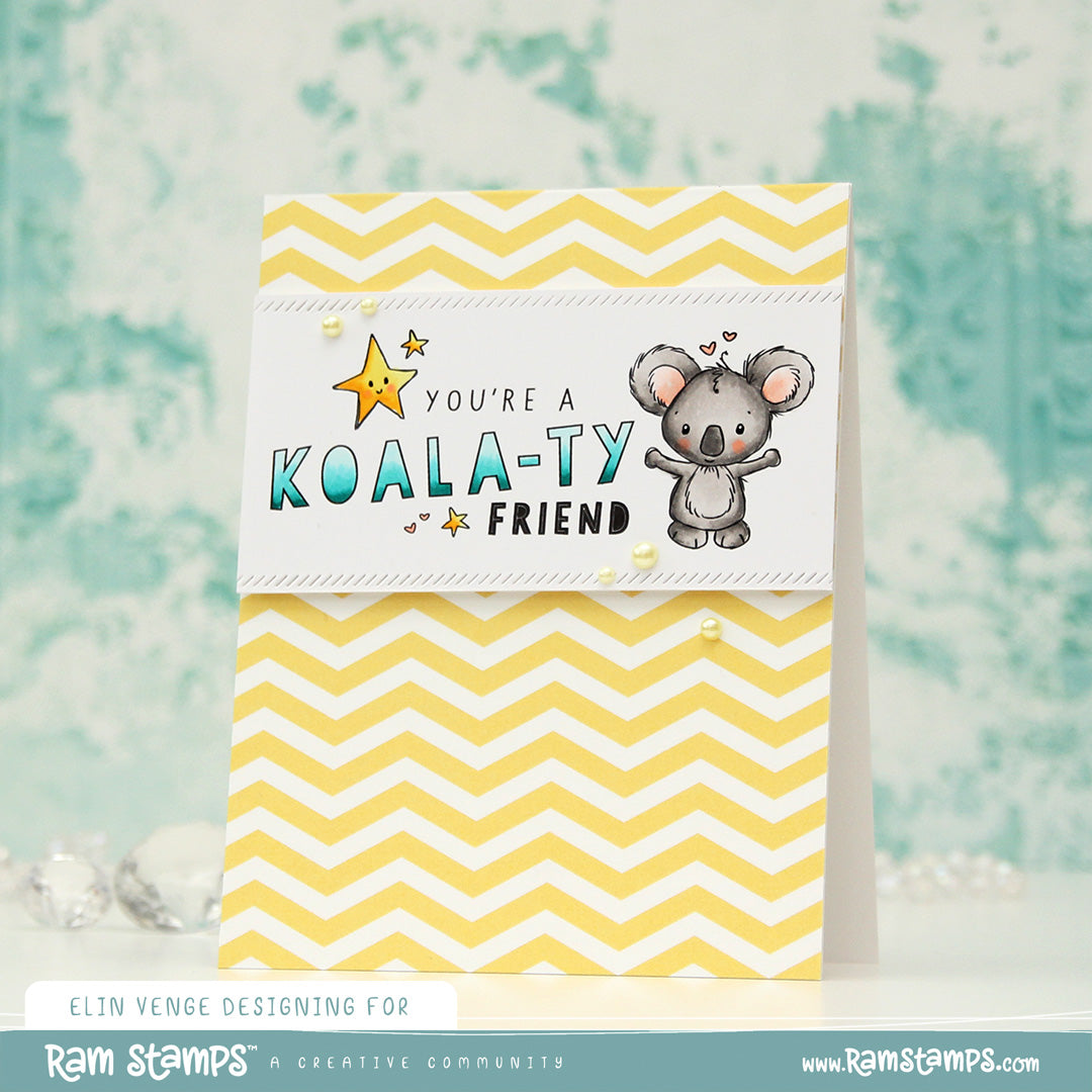 'Koala-ty Friend' Mini Scene Creator Digital Stamp