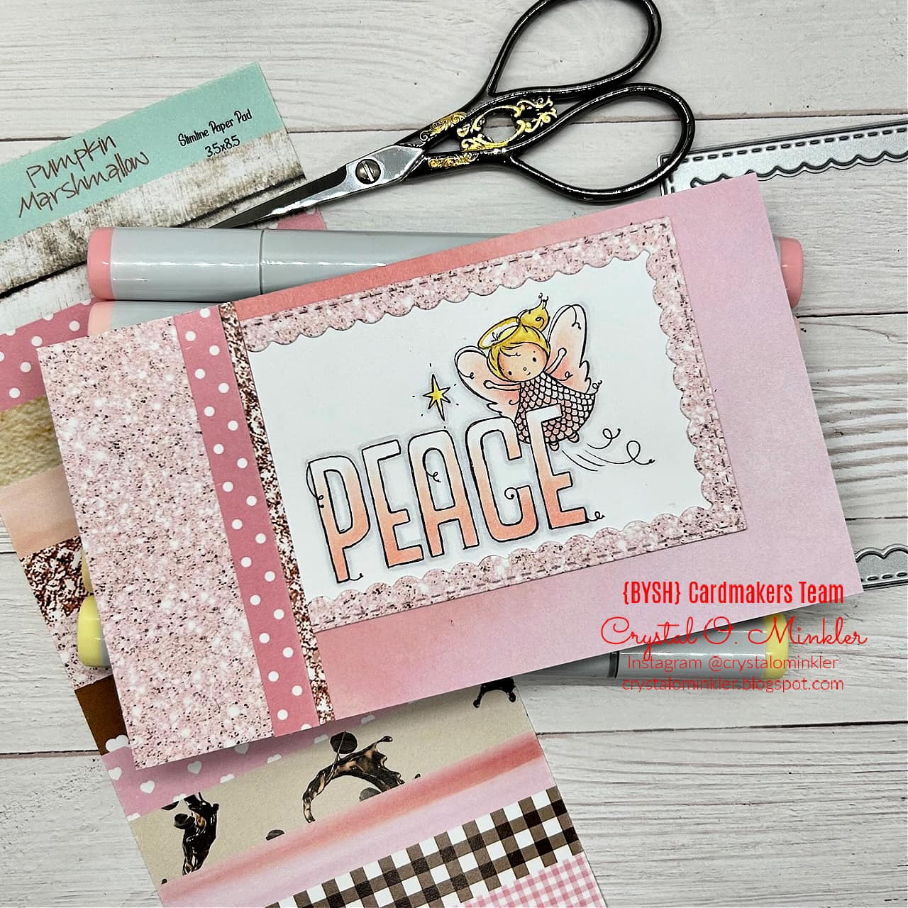 'Christmas Peace' Digital Stamp