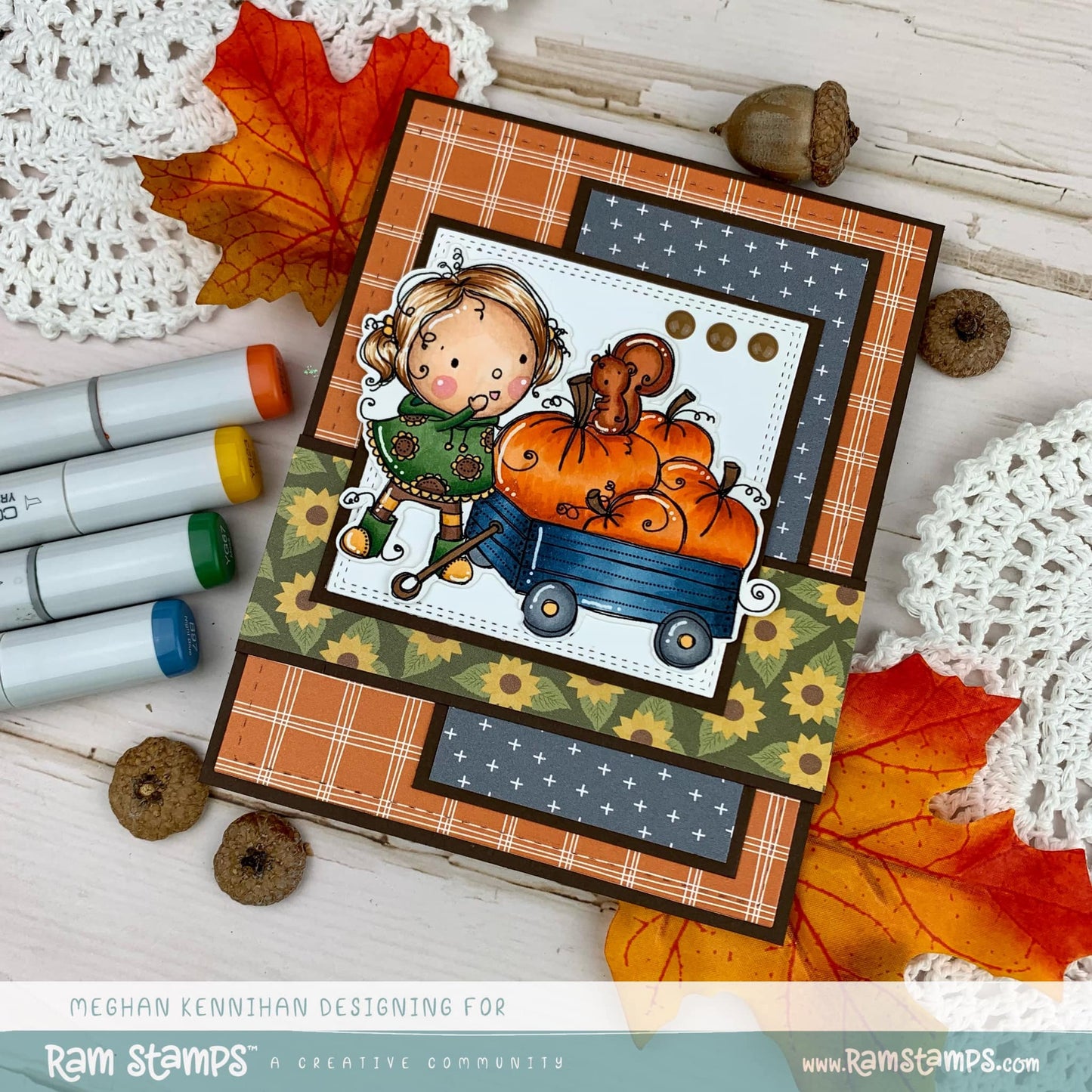 'Pumpkin Patch' Digital Stamp