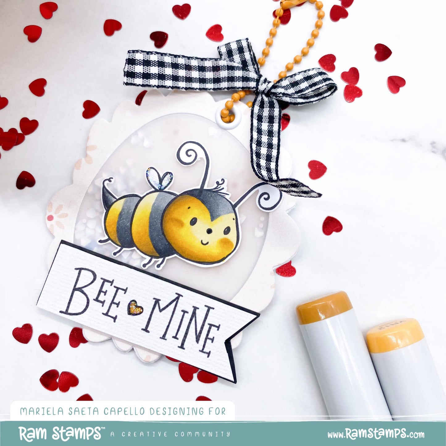 'Bee Mine' Digital Stamp