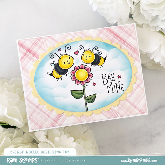 'Bee Mine' Digital Stamp