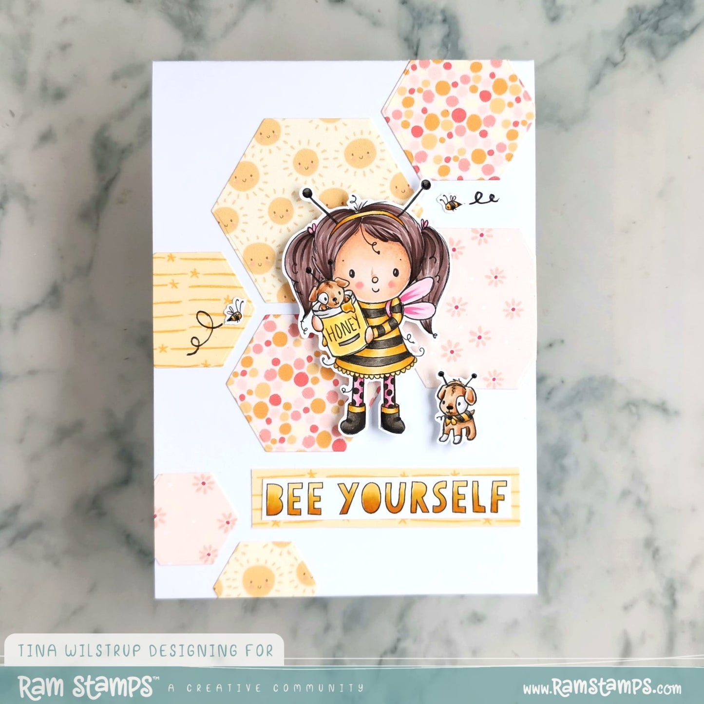 'Bee Yourself' Digital Stamp