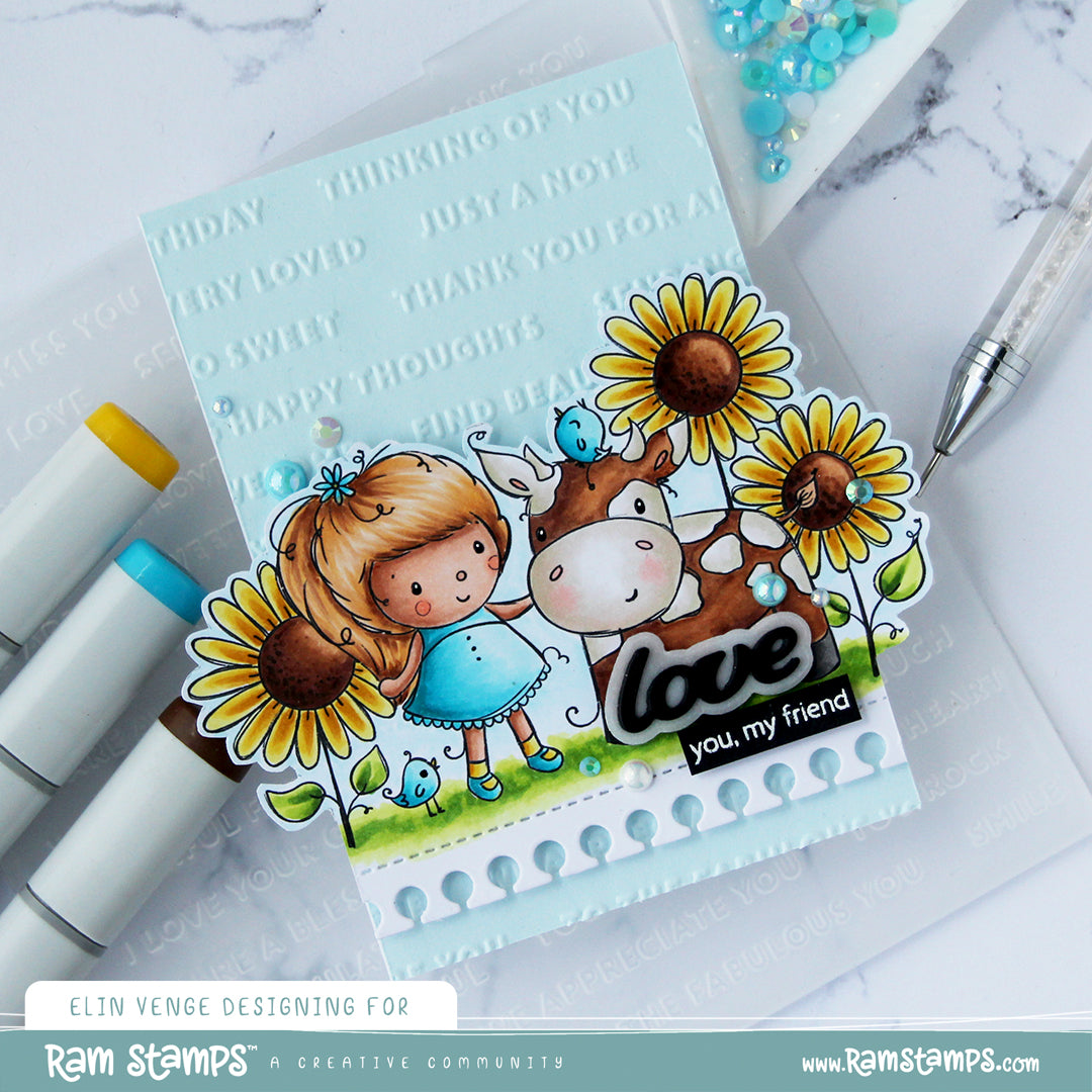 'Sending Sunshine' Digital Stamp