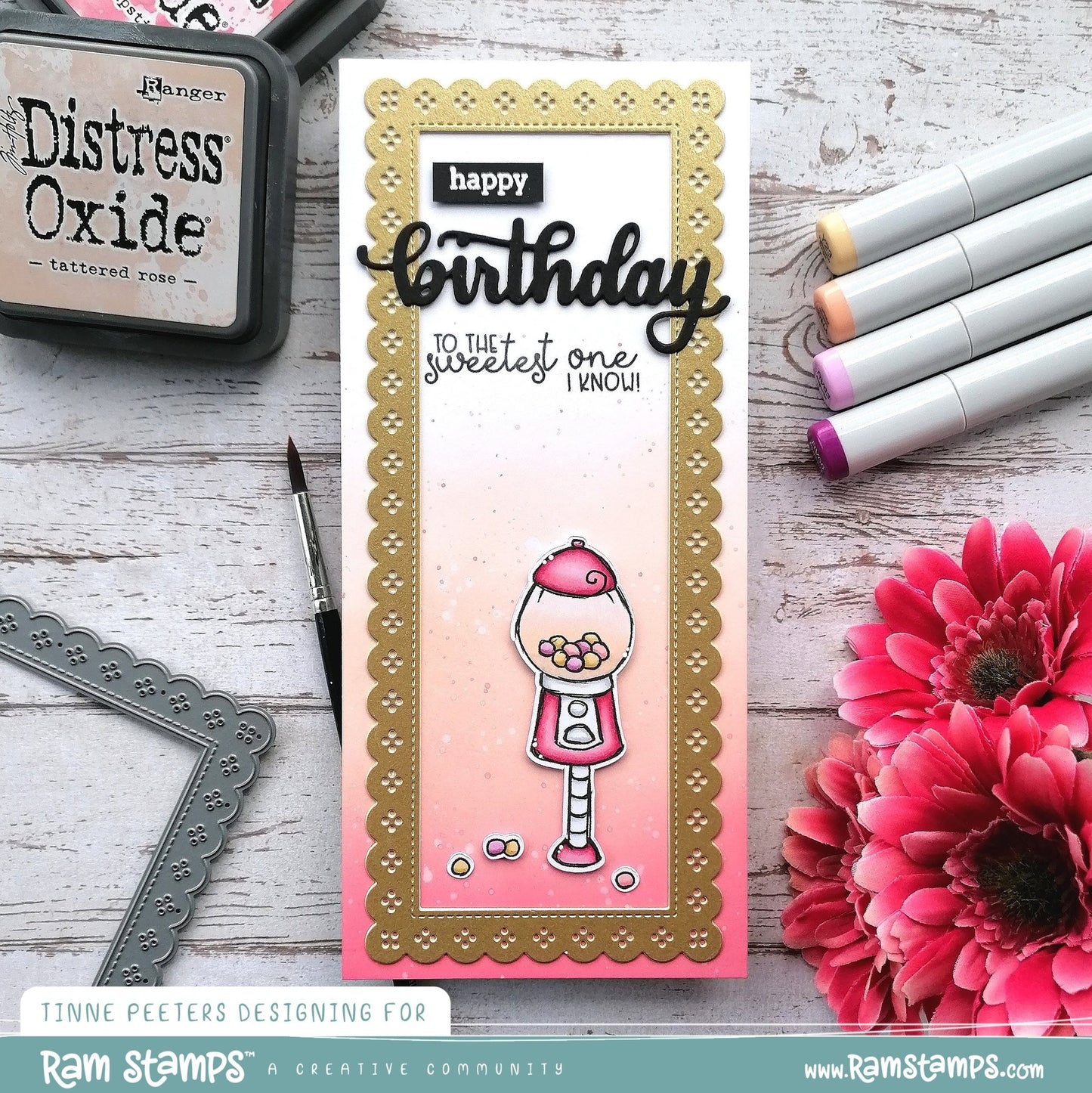 'Candy Shop' Scene Creator Digital Stamp