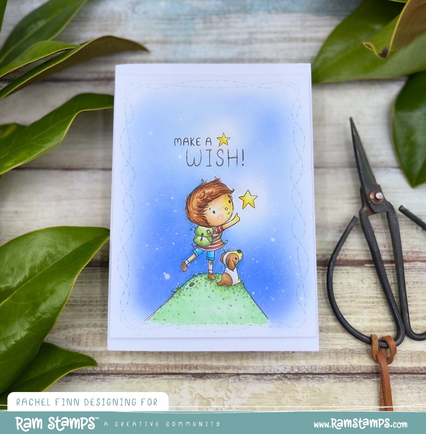 'Make a Wish' Digital Stamp