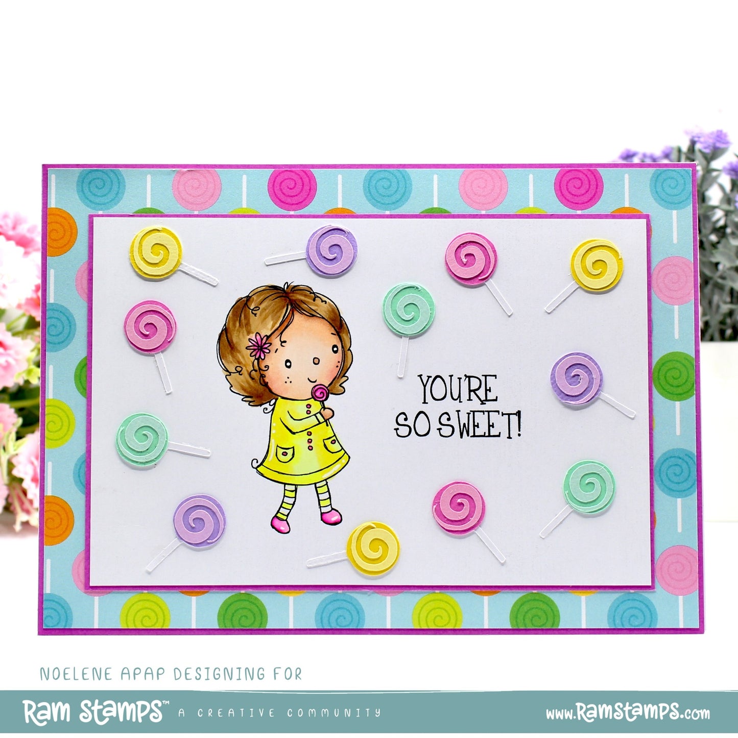 'Candy Shop' Scene Creator Digital Stamp