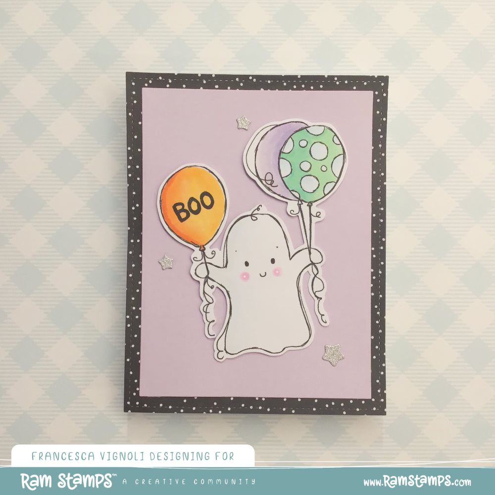 'Cute Ghost' Digital Stamp