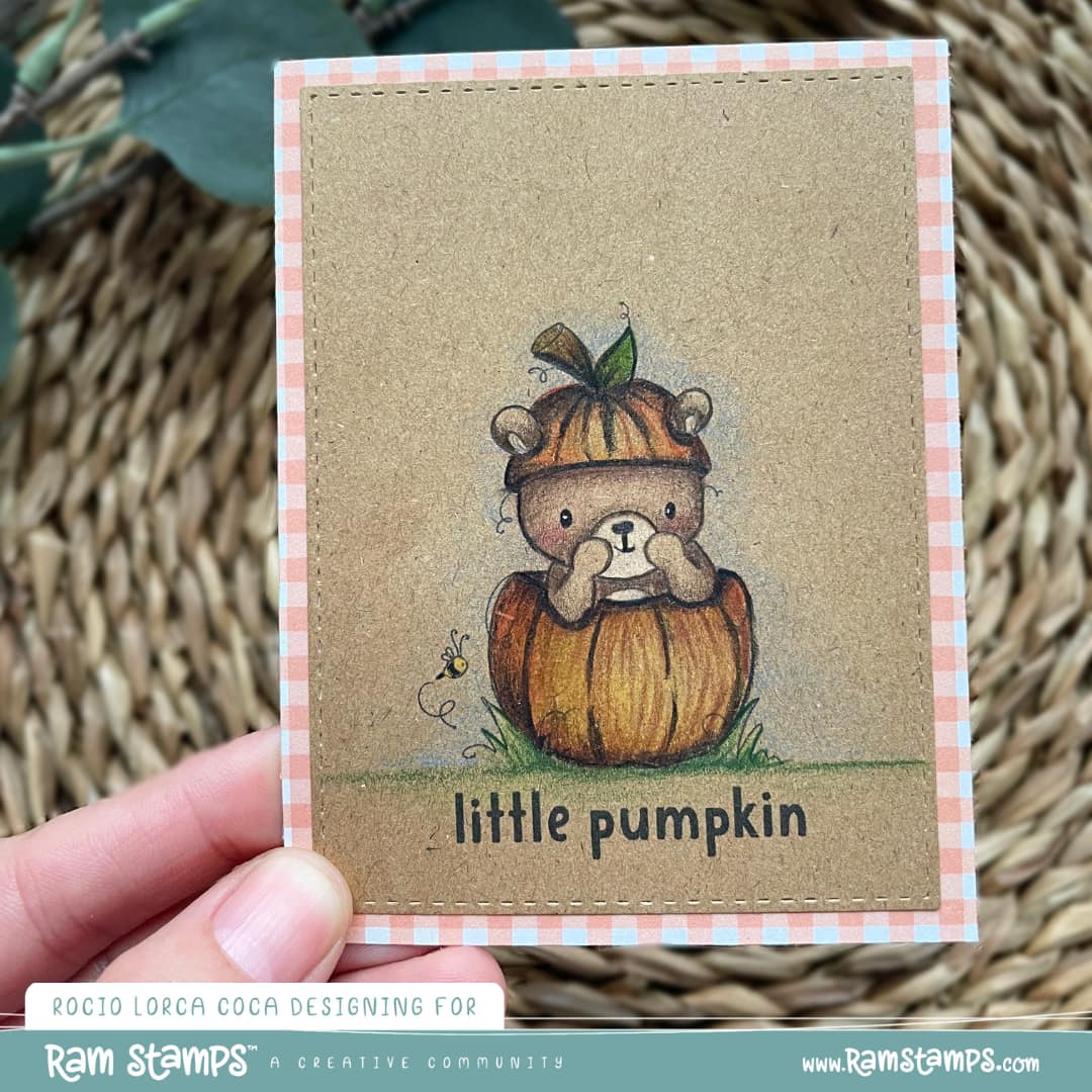 'Little Pumpkin' Digital Stamp