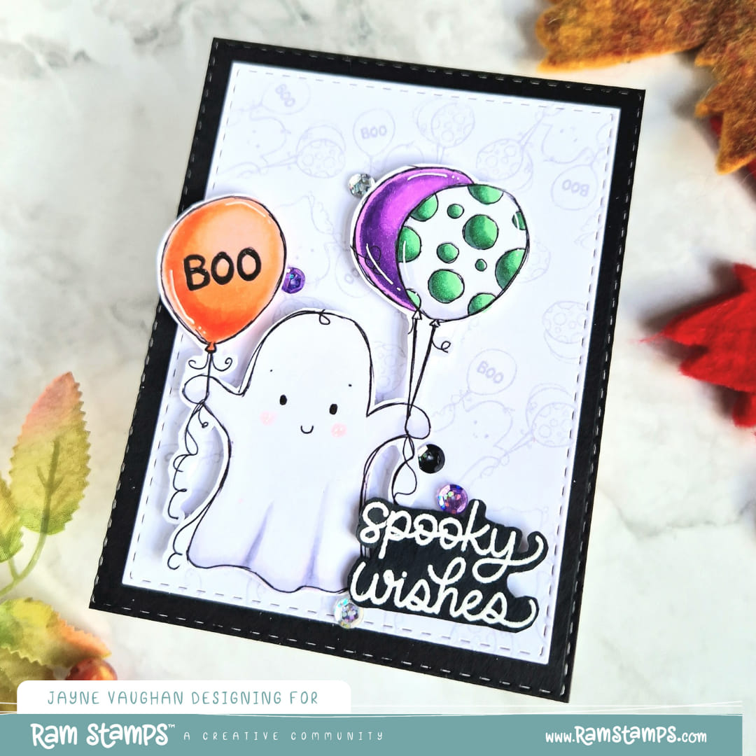 'Cute Ghost' Digital Stamp