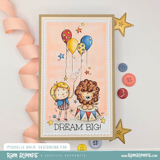 'Dream Big Circus' Digital Stamp