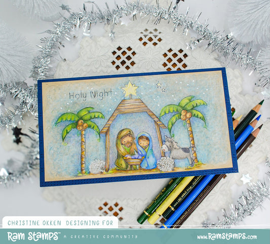 'Nativity'  Scene Creator Digital Stamp