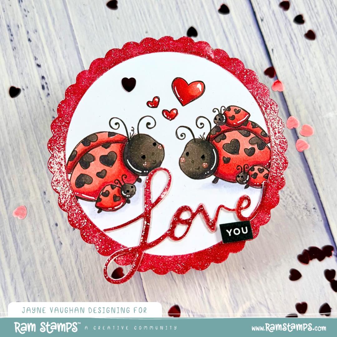 'Love Bugs' Digital Stamp