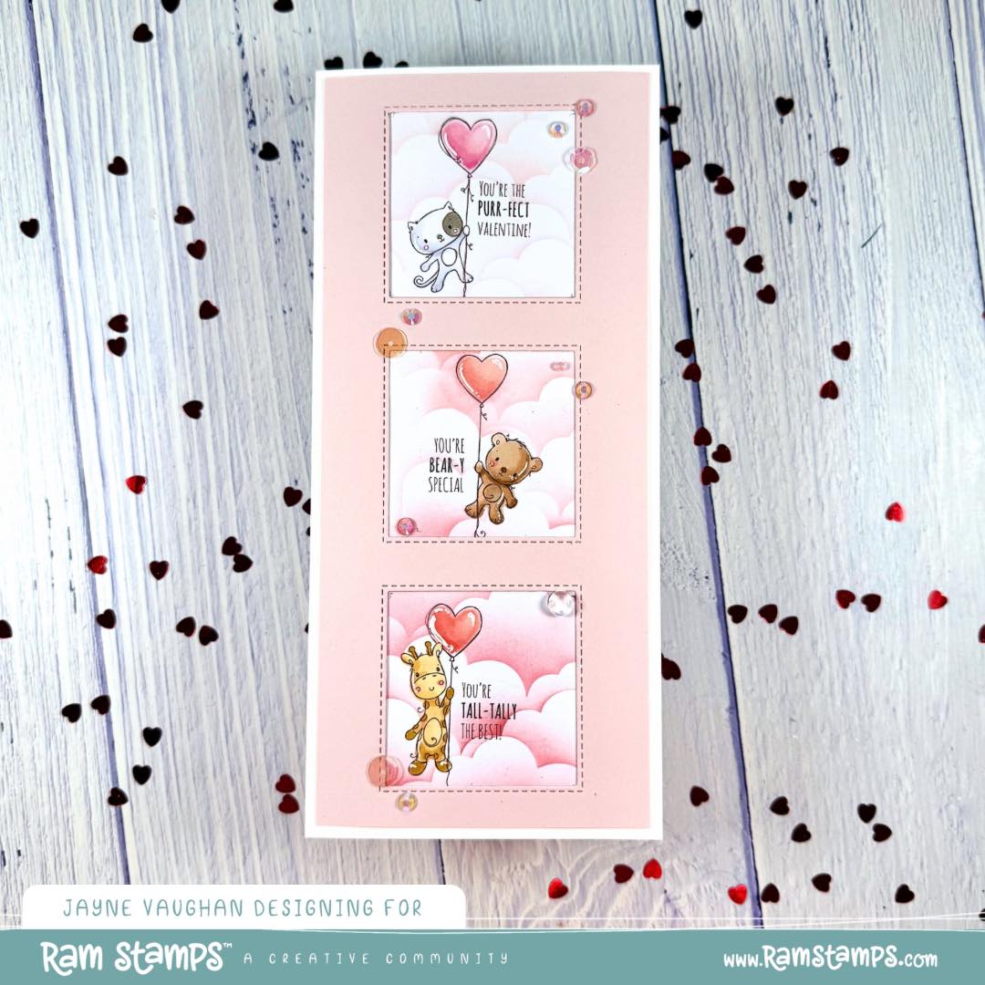 'Animal Valentines' Digital Stamp Set