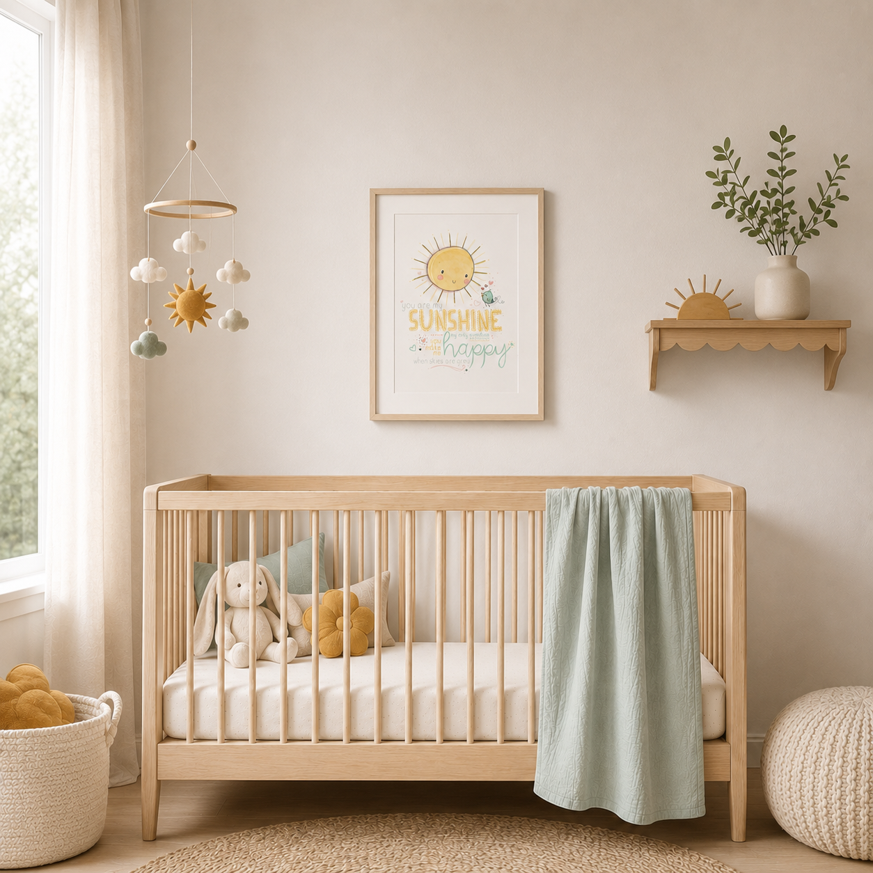 'You Are My Sunshine' Children's Wall Art Print