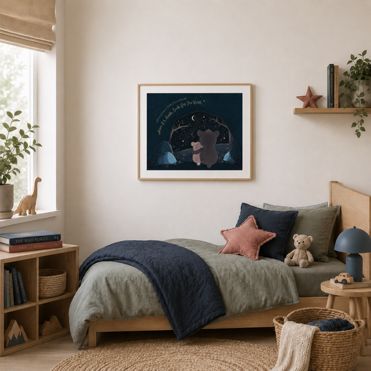 Starry Night - Children's Art Print