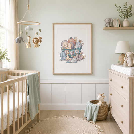 Noah's Ark - Children's Art Print