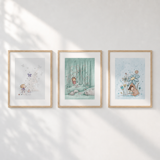 Small Wonders - Set of 3 Prints