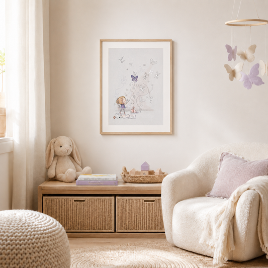Butterfly Dance - Children's Art Print