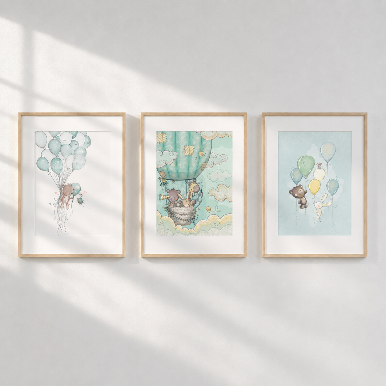 The Cloud Parade - Set of 3 Prints