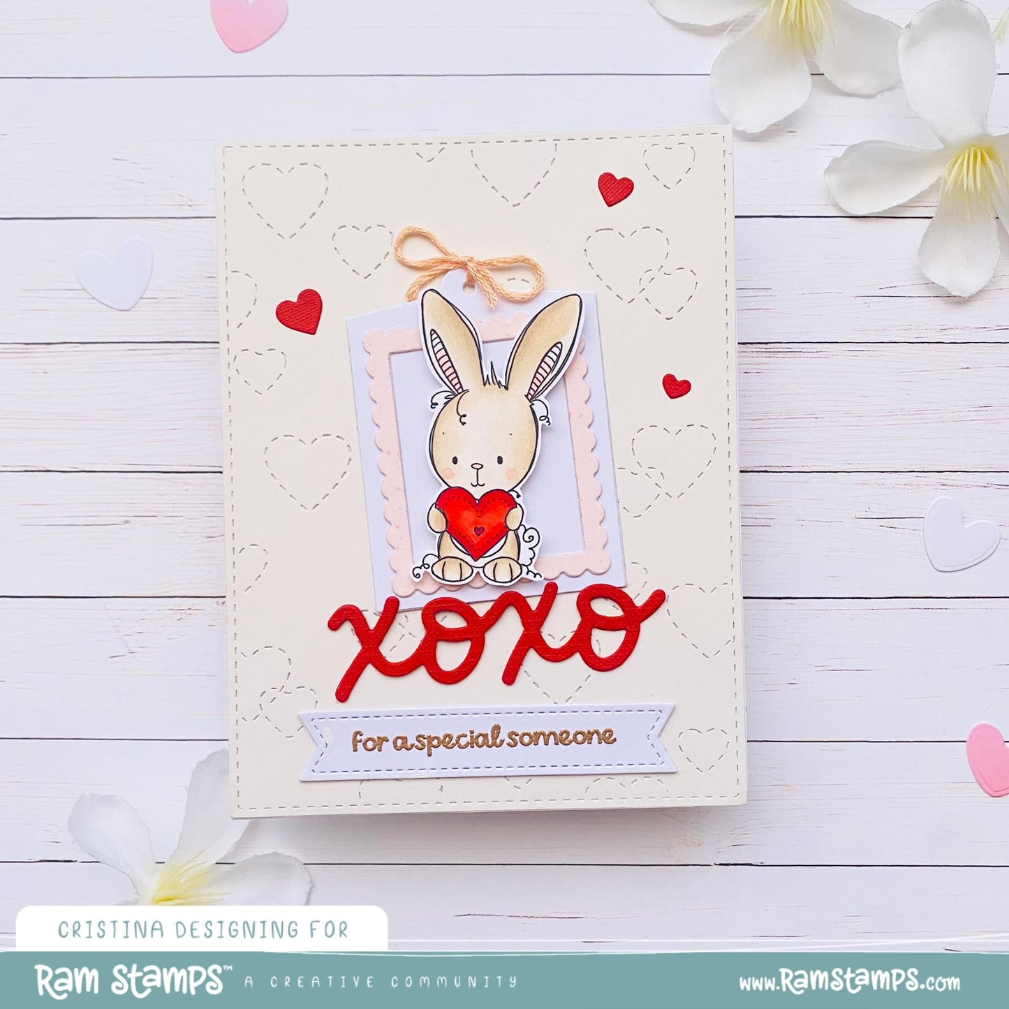 'Bunny Love' Digital Stamp