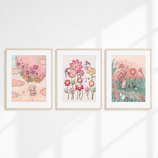 Petals & Daydreams - Set of 3 Prints