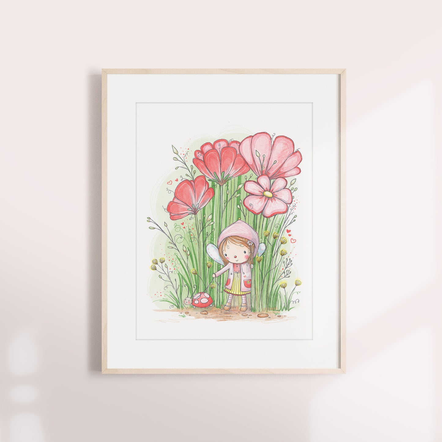 'Storybook Garden' Children's Wall Art Print Set of 3