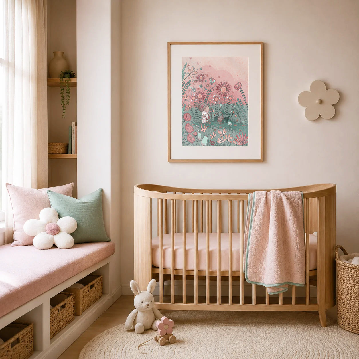 Flower Garden - Children's Art Print